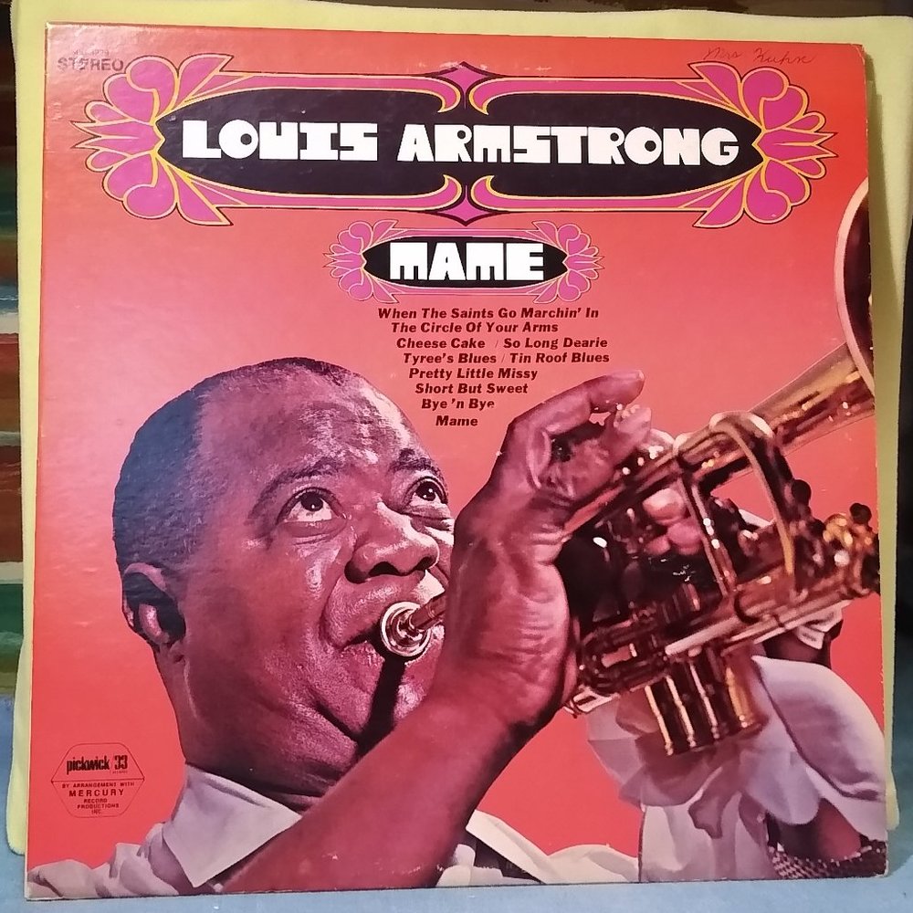 Louis Armstrong Mame Canada pressing 1965 Vinyl record MINTY